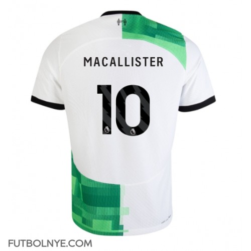 Camiseta Liverpool Alexis Mac Allister #10 Visitante Equipación 2023-24 manga corta